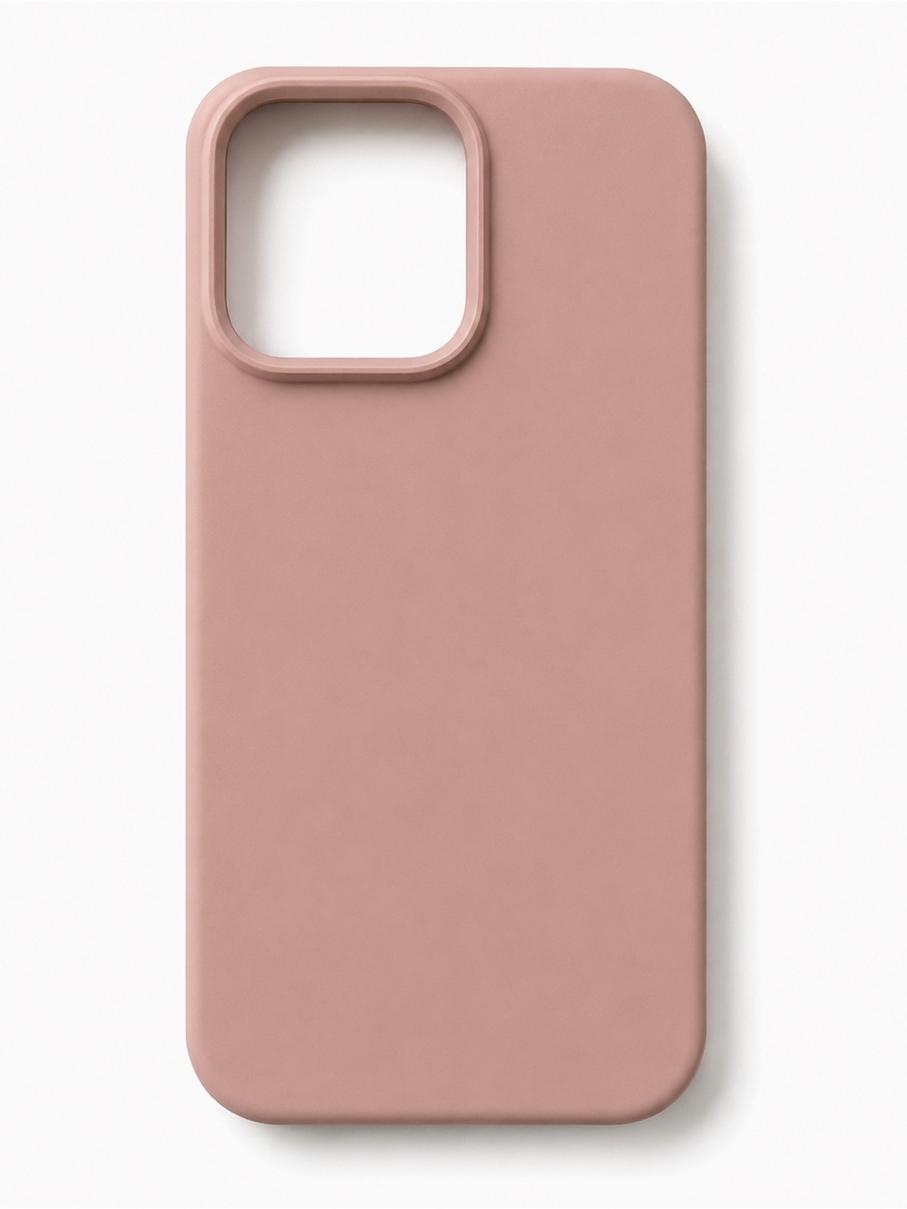 Slim Rose Pink Silicone Phone Case - iPhone 14 Pro